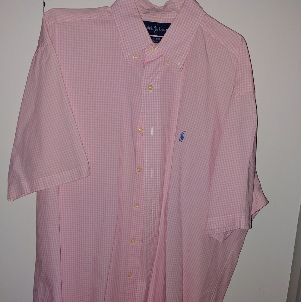 Ralph Lauren pink polo size Large